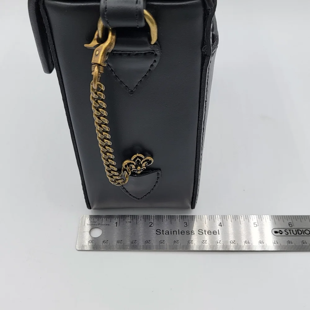 Beara Beara Bernadette Black Leather Handbag NEW #2935 - Picture 8 of 16